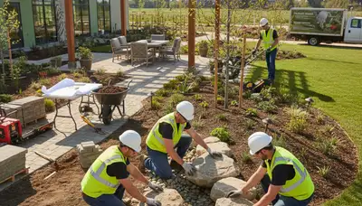 Landscape design for tree service in Saint Petersburg, FL, with coastal-friendly outdoor planning