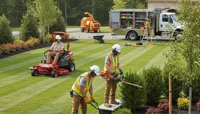 Tree service crew in Saint Petersburg, FL providing professional tree removal and landscaping care