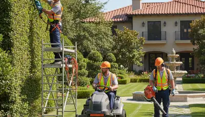 Saint Petersburg, FL tree service crew removing a tree for safe landscaping care