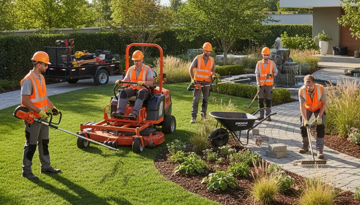 Saint Petersburg, FL tree service crew providing landscaping and tree care for residential properties