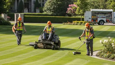 Saint Petersburg, FL tree service team providing professional tree removal and lawn care estimates