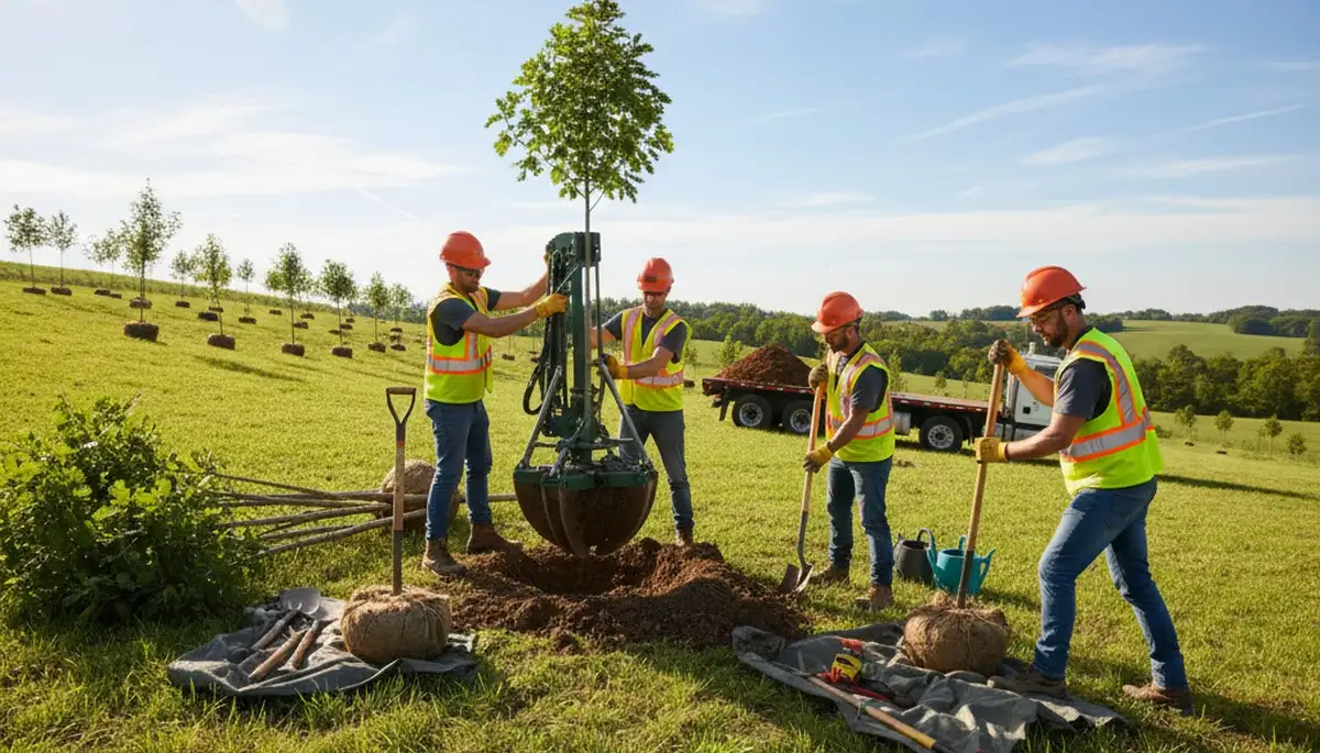 Tree planting service in Saint Petersburg, FL, for site-matched trees and proper spacing