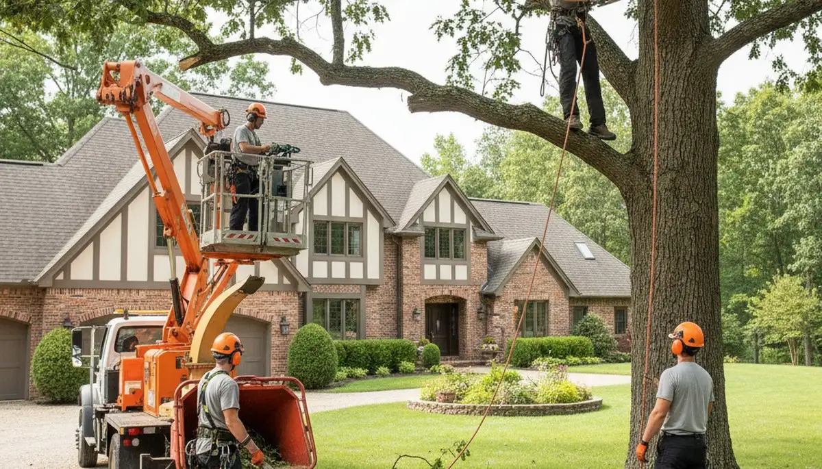 Tree removal crew serving Saint Petersburg, FL for safe tree trimming and removal services