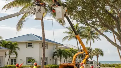 Tree removal crew in Saint Petersburg, FL providing professional tree service cleanup