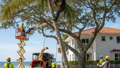 Professional tree removal service in Saint Petersburg, FL for safe yard clearing and cleanup