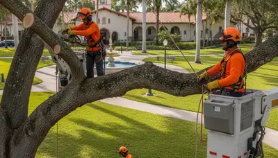 Tree removal crew serving Saint Petersburg, FL for safe, professional tree service