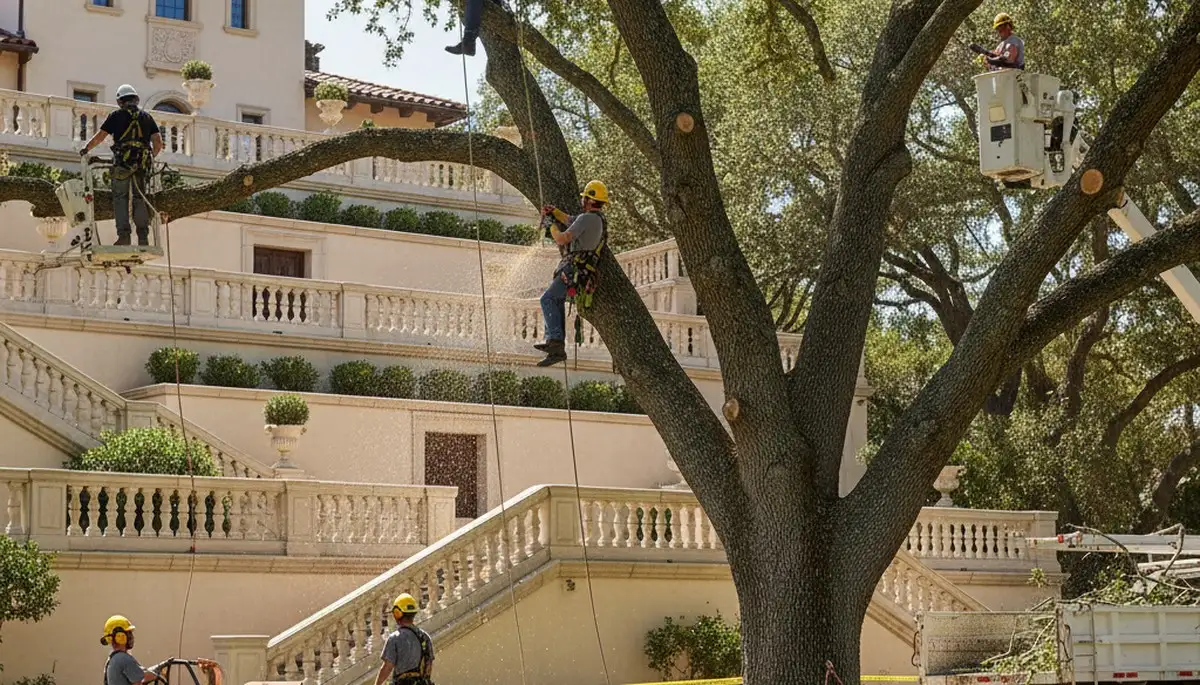 Tree removal crew in Saint Petersburg, FL providing professional tree service and storm cleanup